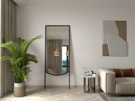 Hanah Home Espejo Cheval Negro